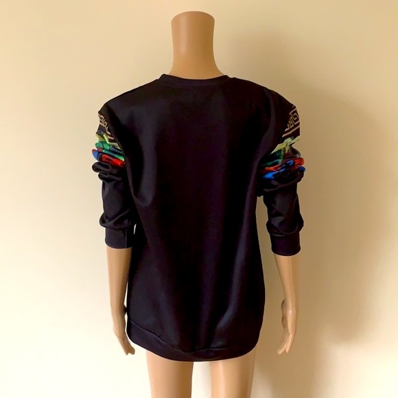 AIDEAONE | Retro print sweater - Picture 10 of 11